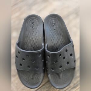 Black Crocs Slide Sandals